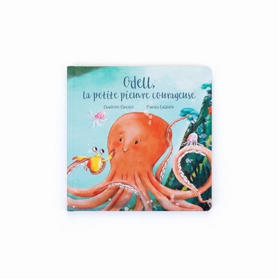 Jellycat Odell, La Petite Pieuvre Courageuse Livre Books USA | 34109QWNO